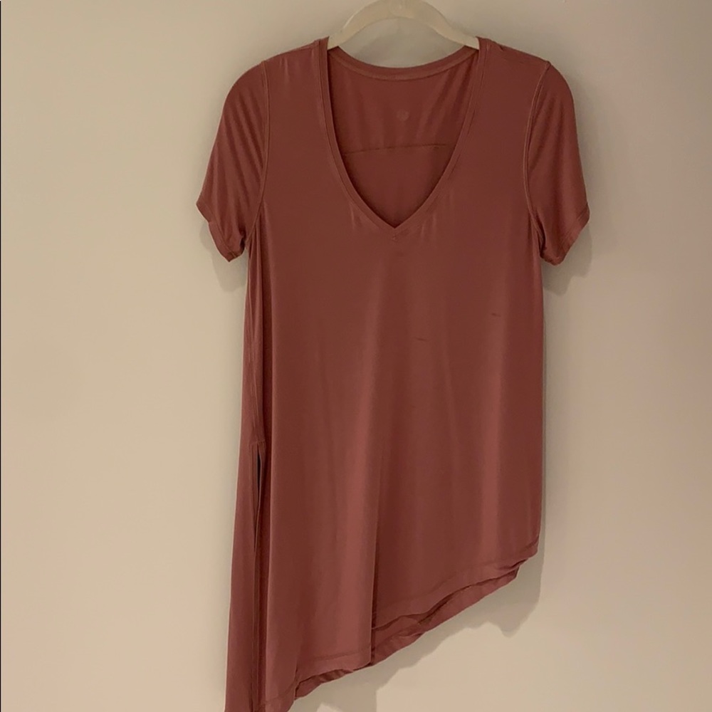 LuLuLemon tie waist V-neck Tee